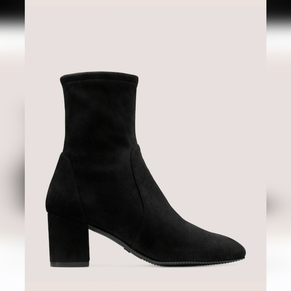 Stuart Weitzman Yuliana 60 Suede Booties - Picture 1 of 9